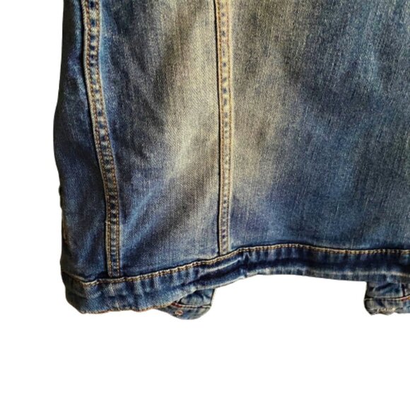 🌼host pick🌼 MNG distressed  frayed denim vest - Picture 7 of 13